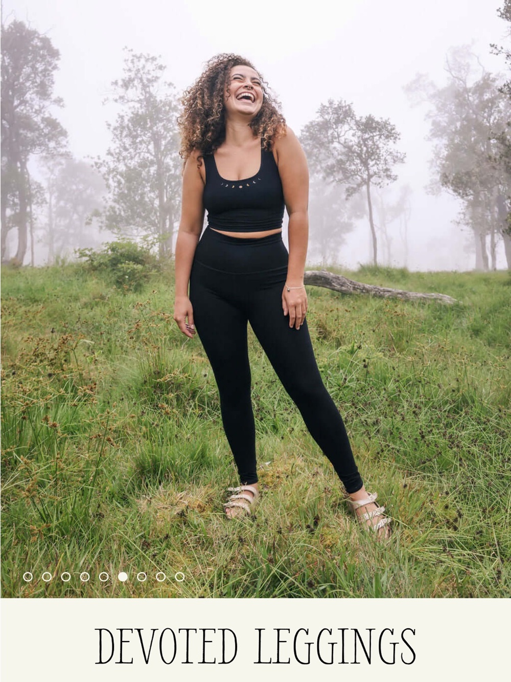 Purusha People 1X High-Waist Devoted Women's Black Leggings